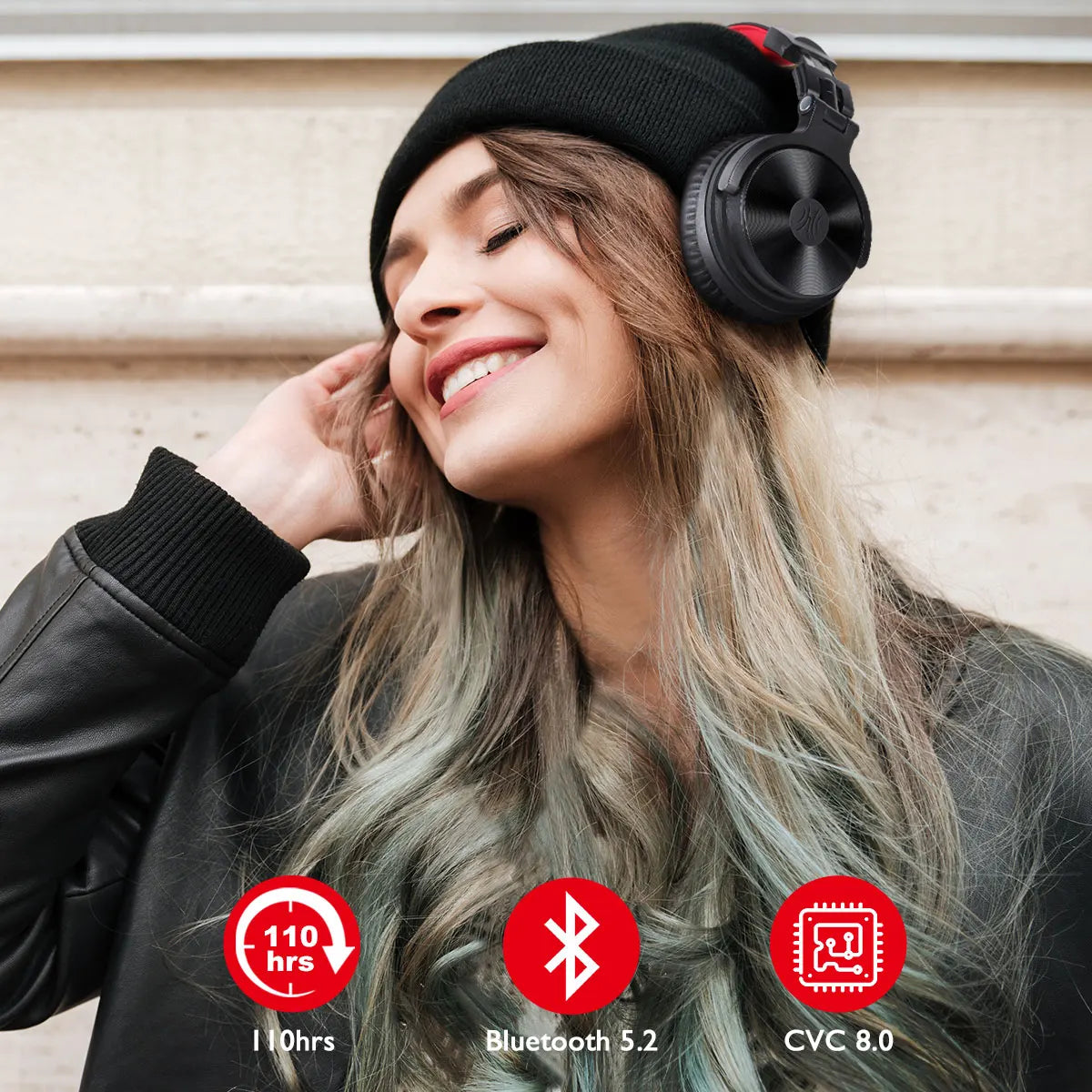 Casque Bluetooth OneOdio 110H - Gaming 2-en-1 Filaire/Sans Fil avec Micro