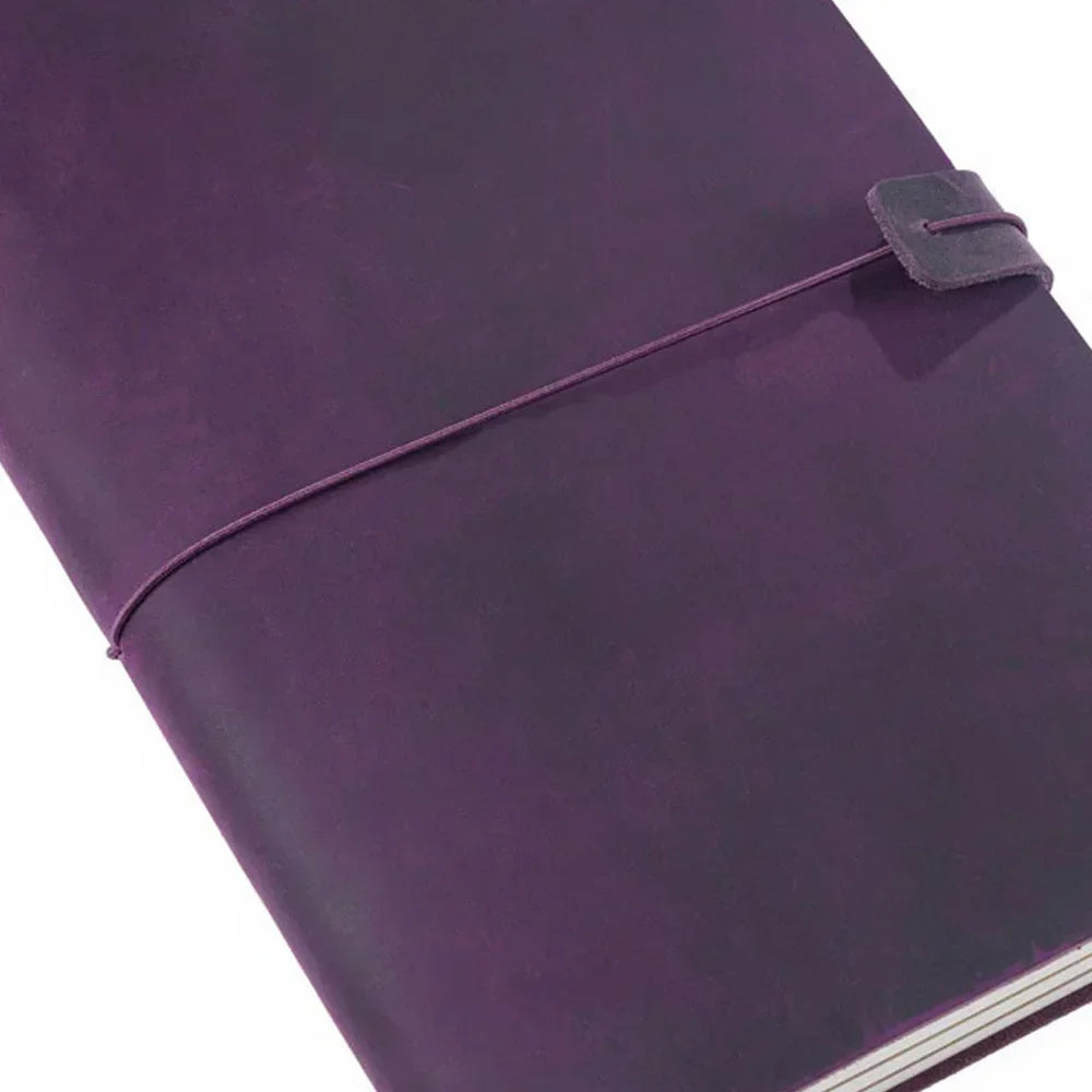 Carnet en Cuir Véritable Fait Main Vintage - Journal Intime ou Agenda