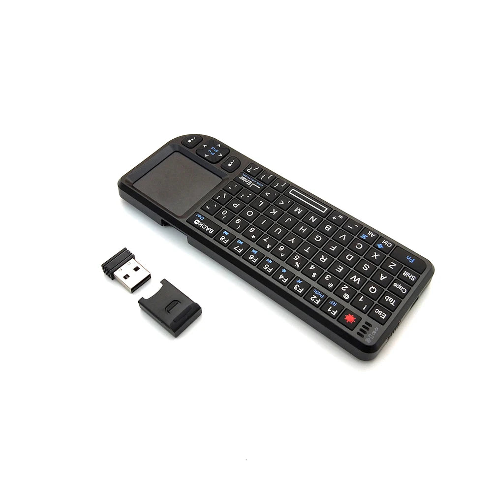 Clavier sans Fil 2.4G 3-en-1 avec Touchpad pour PC TV Android