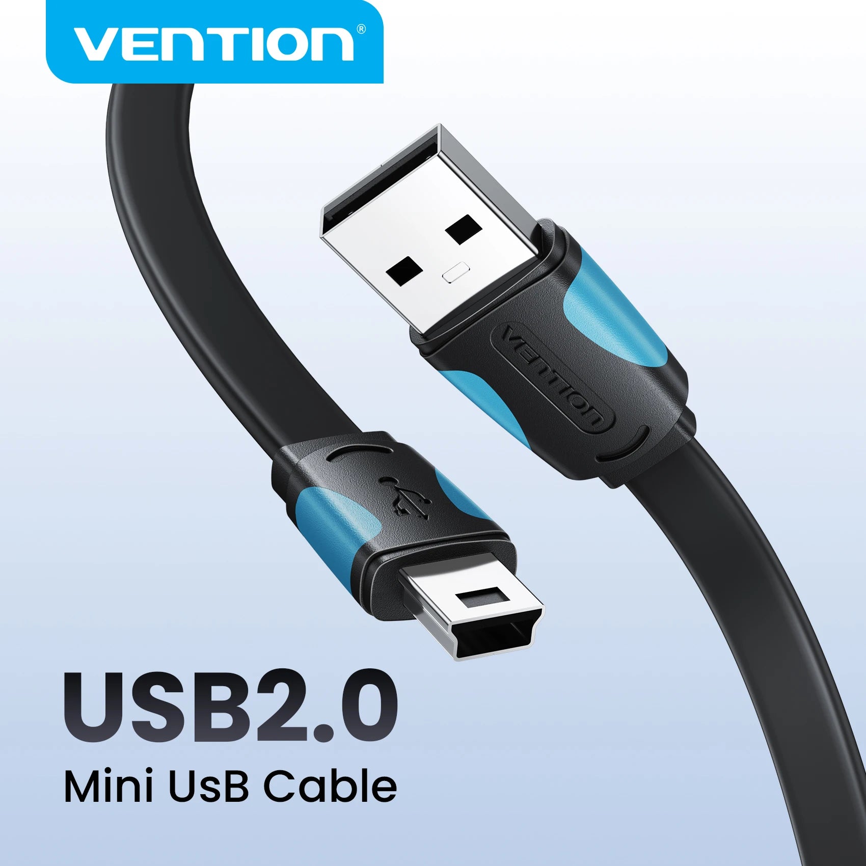 Câble Mini USB Vention - Charge Rapide et Données pour Appareils Photo/Digitaux