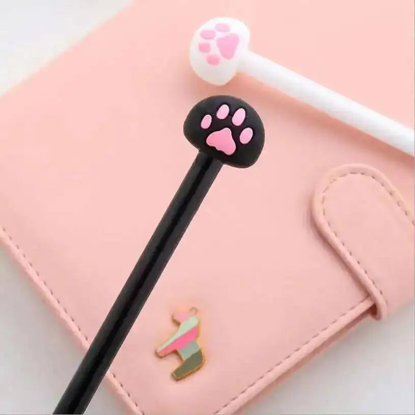 Stylo Kawaii Patte de Chat Cartoon - Fournitures Scolaires et Bureau Mignonnes