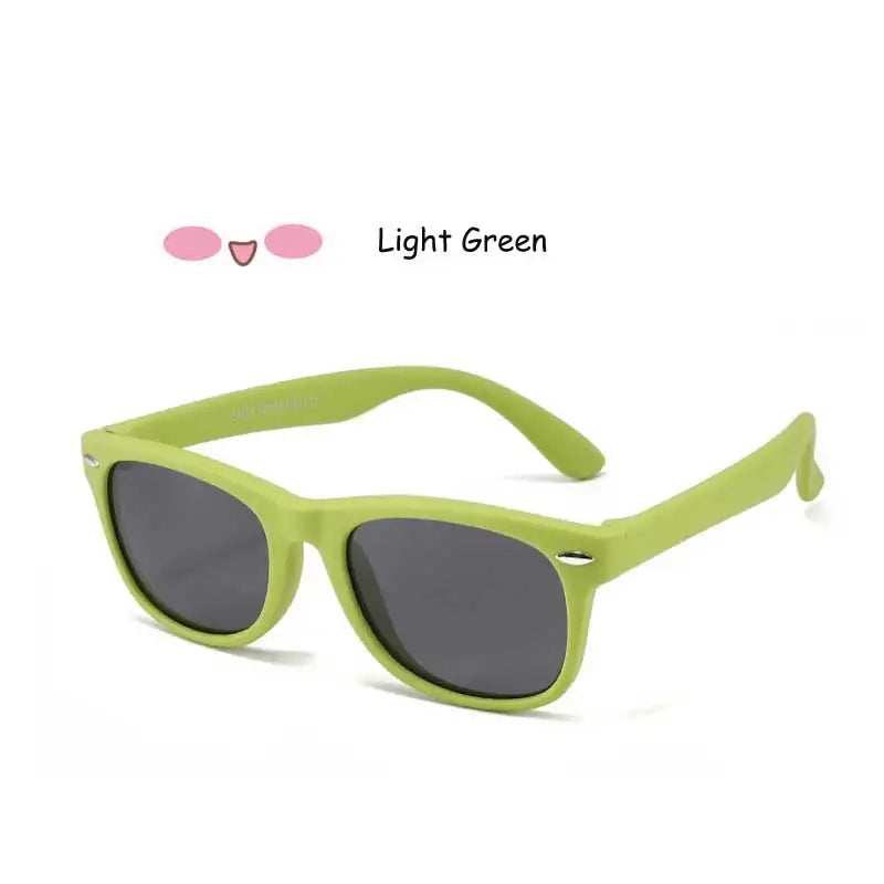 Lunettes de Soleil Enfant Polarisées - Classique avec Rivets Style Marque
