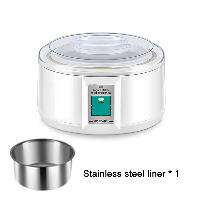 Mini Yaourtière Automatique avec 7 Pots Individuels – 1.5L, 15W