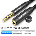 Câble Extension Jack 3.5 mm AUX - Pour Voiture, PC, TV, Smartphone