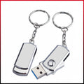Clé USB 3.0 Métal Rotation 16 à 256 Go avec Porte-clés