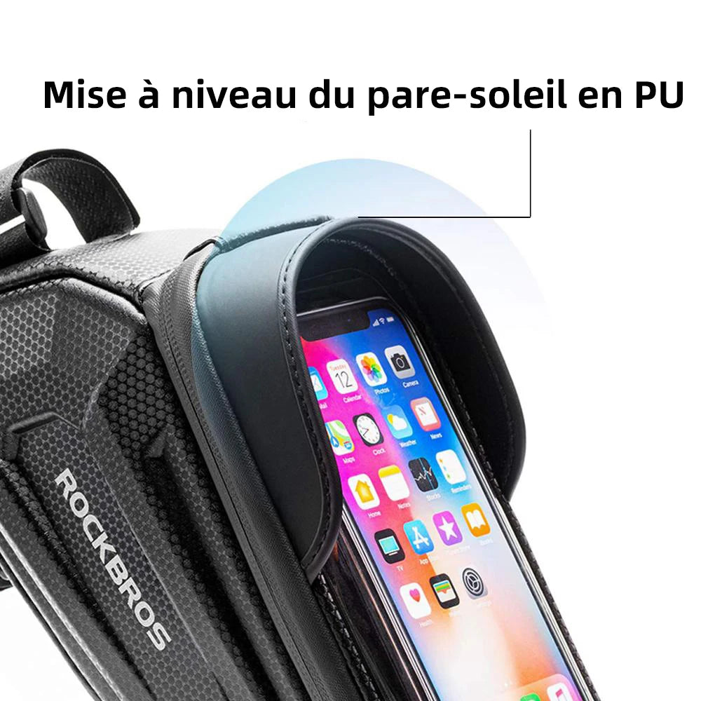 Sacoche Vélo Étanche Touchscreen RockBros - Top Tube Cadre MTB