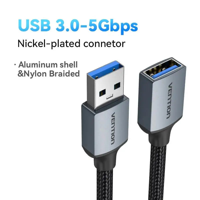 Câble Extension USB 3.0 Vention Mâle/Femelle - Haute Vitesse
