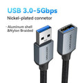 Câble Extension USB 3.0 Vention Mâle/Femelle - Haute Vitesse