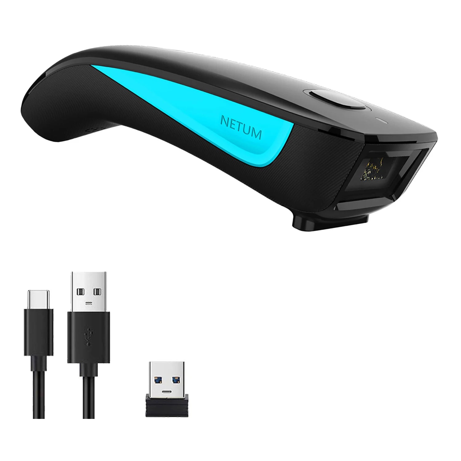 Scanner Code-Barres Bluetooth 2D QR NETUM C750 et Laser 1D C830